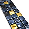 Fliesenbordüre YBO M650 (30 x 4,8 cm, Schwarz/Gold, Glänzend) | BAUHAUS