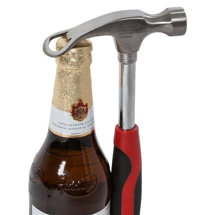 BAUHAUS Martillo con abrebotellas (235 g, Equipamiento: Abridor de botellas)