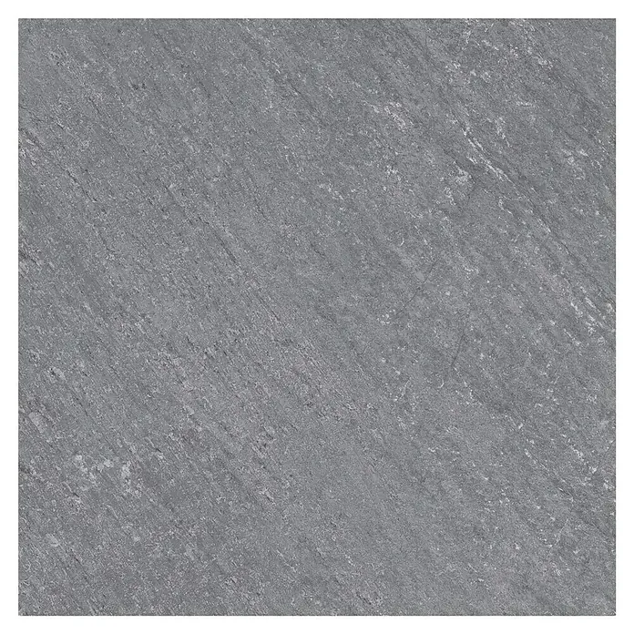 Feinsteinzeugfliese Piazza Grey - 59,7 x 59,7 cm, Grau, Matt - Graue keramische Fliese mit matter Oberfläche, ideal für moderne Innenräume. Die subtile Textur verleiht dem Raum Tiefe.