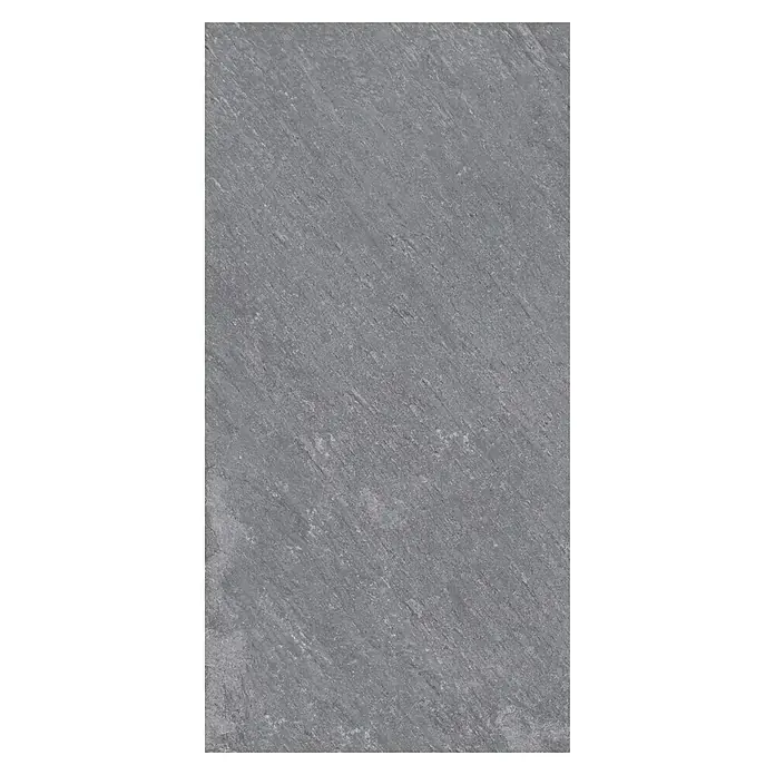 Feinsteinzeugfliese Piazza Grey - 59,7 x 119,7 cm, Grau, Matt - Graue Steinzeugfliese mit subtilen Maserungen für moderne Innenräume. Die matte Oberfläche verleiht Eleganz und ist ideal für stark frequentierte Bereiche.