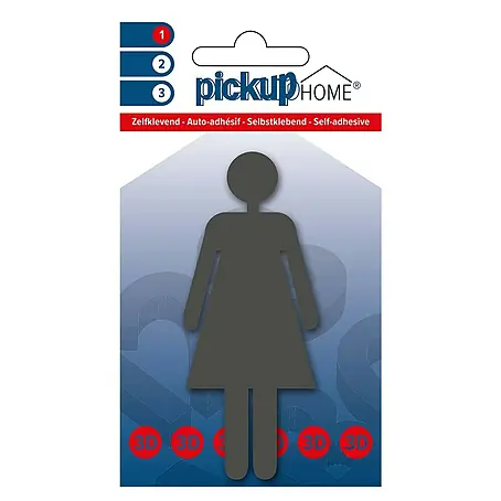 Pickup 3D Home WC-Aufkleber