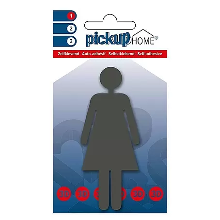 Pickup 3D Home WC-Aufkleber