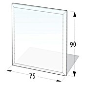 Lienbacher Glasbodenplatte (90 x 75 cm, Rechteckig)
