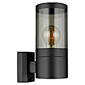Globo Xeloo Vanjska zidna svjetiljka  (60 W, Crna, Zadimljeno staklo) | BAUHAUS