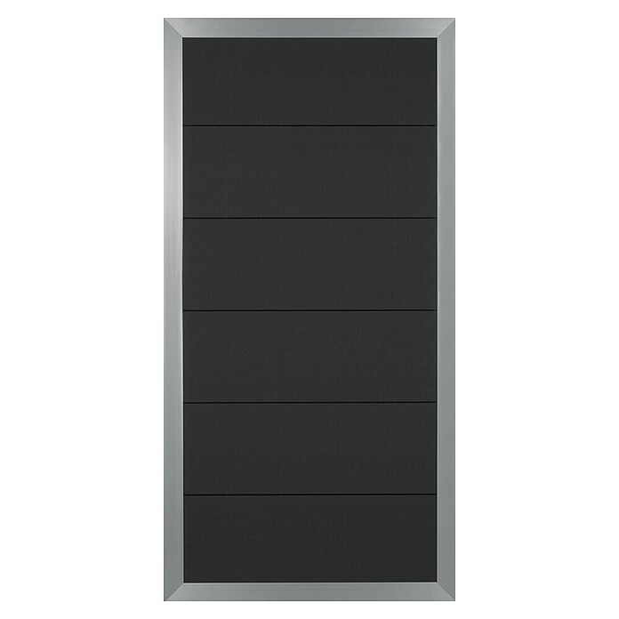 Sichtschutzelement Roma (90 x 180 cm, Aluminium, Anthrazit) | BAUHAUS