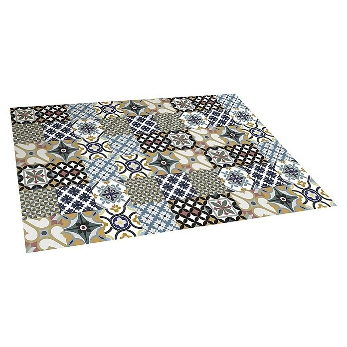 Alfombra de vinilo Croma hidraúlico (Multicolor, 180 x 120 cm)