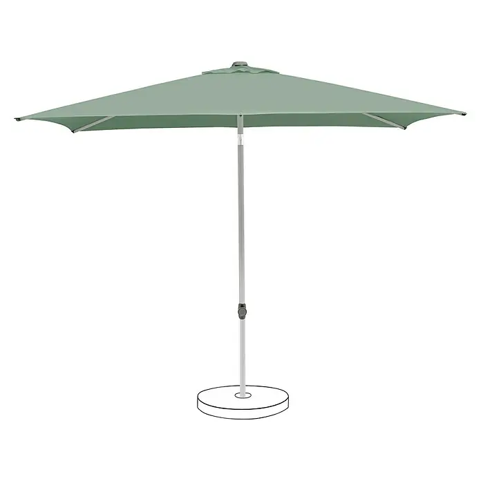 Suncomfort Marktschirm Pop Up - Frost-Grün, Bespannungsmaß (L x B): 200 x 250 cm - Der grüne Gartenschirm bietet Schutz vor der Sonne und sorgt für eine angenehme Atmosphäre im Freien. Das Gestell ist stabil und langlebig.