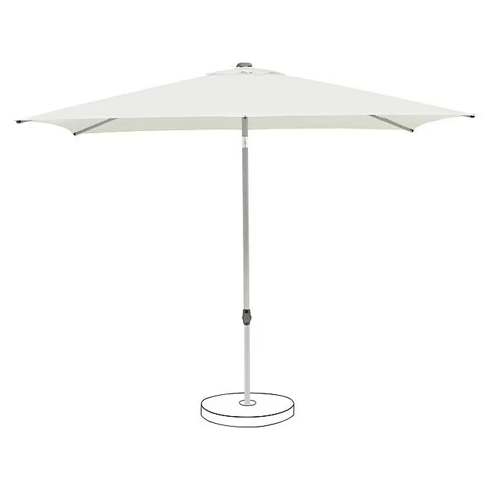 Suncomfort Marktschirm Pop UpSandweiß, L x B: 200 x 250 cm