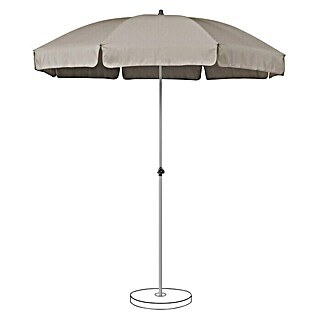 Suncomfort Strandschirm Siesta (Light Taupe, Durchmesser Bespannung: 200 cm)