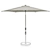 Suncomfort Marktschirm rund Slide (Hellgrau, Durchmesser Bespannung: 250 cm) | BAUHAUS