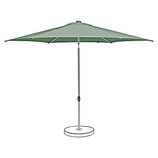 Suncomfort Marktschirm rund Pop Up (Frost-Grün, Durchmesser Bespannung: 250 cm)