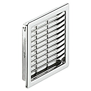 Häfele Rejilla de ventilación (57 x 57 mm, Plateado)