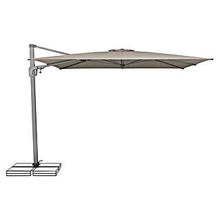 Suncomfort Ampelschirm Sunflex (Light Taupe, Bespannungsmaß (L x B): 300 x 300 cm)