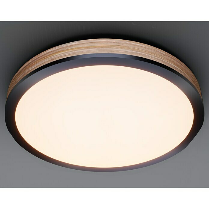Globo Doro Plafón LED redondo (24 W, Diámetro: 45 cm, Marrón, Blanco cálido) | BAUHAUS