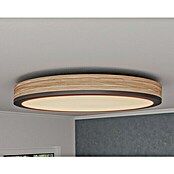 Globo Doro LED-Deckenleuchte rund Holzoptik (40 W, Durchmesser: 60 cm, Graphit/Holzoptik, Mehrfarbig) | BAUHAUS