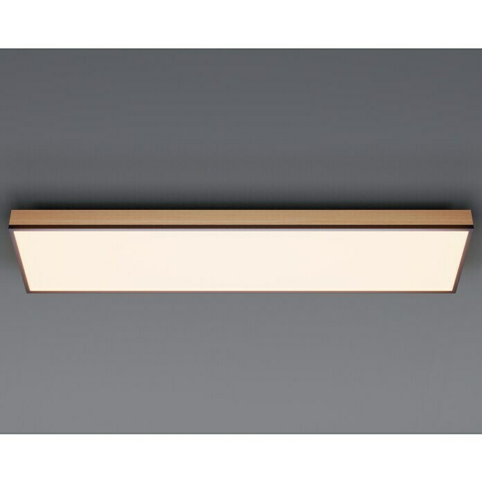 Globo Doro Panel LED (24 W, 80 x 20 cm, Marrón, Blanco cálido) | BAUHAUS