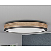 Globo Doro LED-Deckenleuchte rund Holzoptik (40 W, Durchmesser: 60 cm, Graphit/Holzoptik, Mehrfarbig) | BAUHAUS