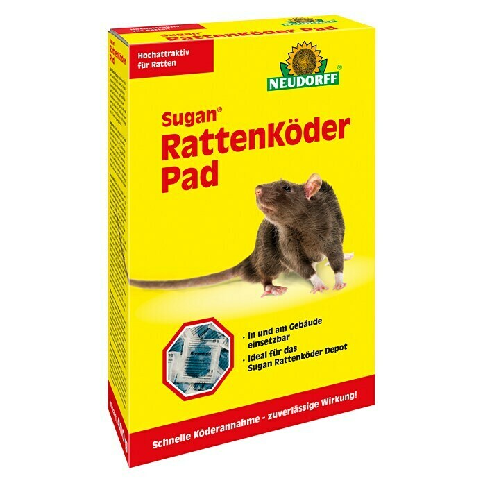 Neudorff Sugan Rattenköder Pads (400 g)