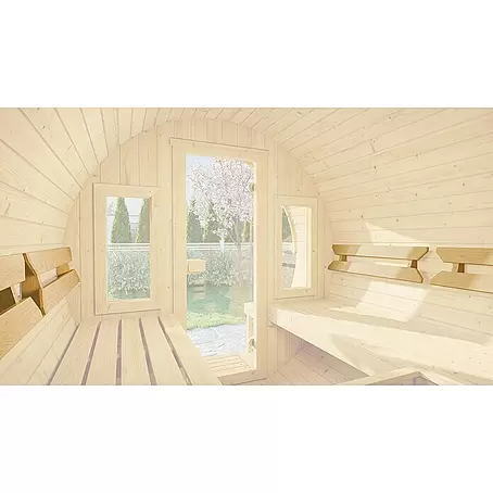 Weka  Sauna-Rückenlehne