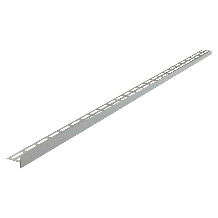 Alcaplast Fliesenprofil Links (Edelstahl, Silber, 120 x 2,95 cm, 14 mm Kantenhöhe, Rostfrei)