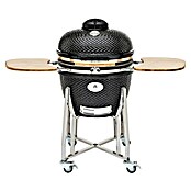 Flame Rock  Holzkohlegrill Kamado 24 Pro (Durchmesser Grillfläche: 52 cm, Schwarz) | BAUHAUS