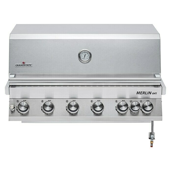 Grandstate Gasgrill Merlin 641 Built-In (Grillfläche (B x T): 88 x 44 cm, 21 kW, Anzahl Brenner: 6 Stk.) | BAUHAUS