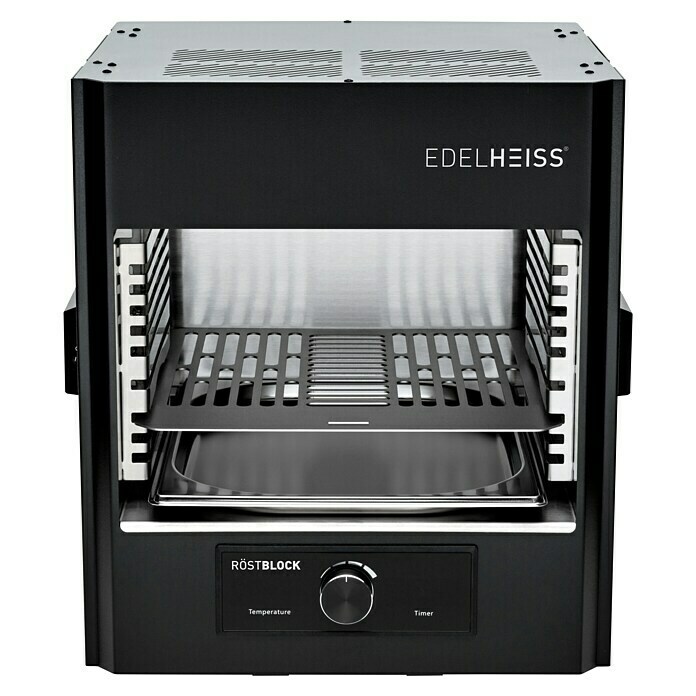 Edelheiss Elektrogrill Röstblock (Grillfläche (B x T): 28,5 x 30 cm, 2,65 kW, Anzahl Brenner: 2 Stk.) | BAUHAUS