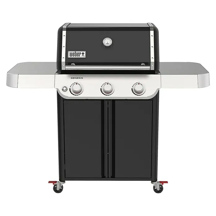 Weber Gasgrill Genesis E-315 - Grillfläche (B x T): 68 x 48 cm, 11,4 kW, Anzahl Brenner: 3 - Weber Genesis Gasgrill mit drei Brennern und Unterschrank für ein optimales Grillerlebnis im Freien.