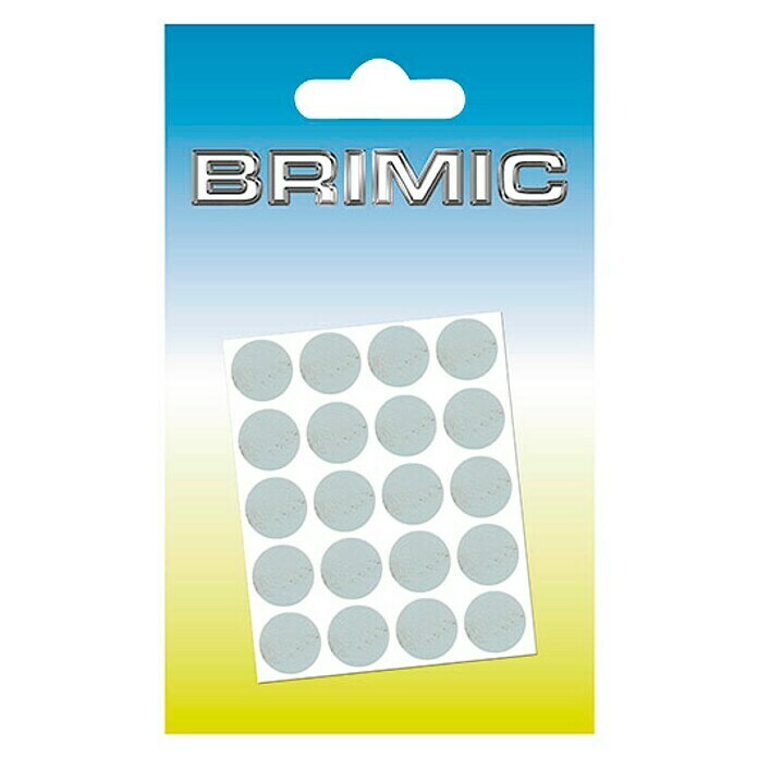 Micel Brimic Tapón embellecedor Gris (Diámetro: 13 mm, Adhesivo, 20 uds.)