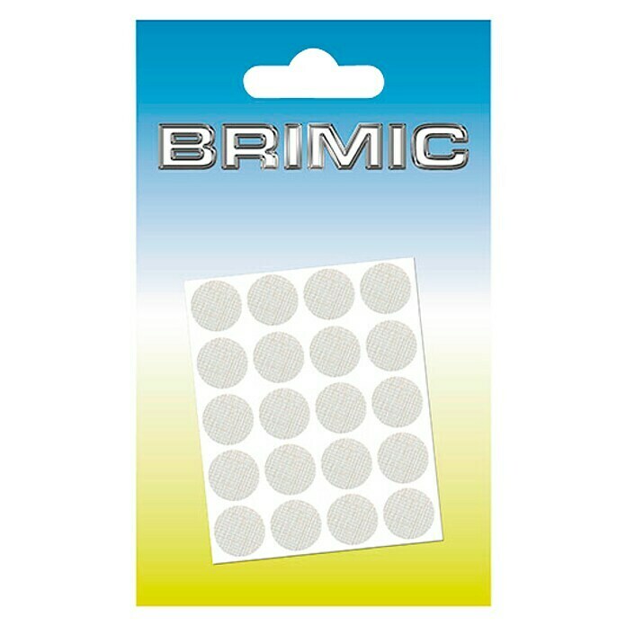 Micel Brimic Tapón embellecedor Textil claro (Diámetro: 13 mm, Adhesivo, 20 uds.)