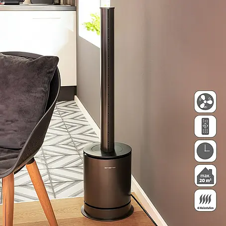 Emerio  Standventilator Luftreiniger und Heizlüfter 3in1