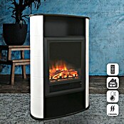 Voltomat HEATING Elektrischer Kamin Stockholm (Weiß/Schwarz, 1.500 W, 30 x 72,84 x 110 cm) | BAUHAUS