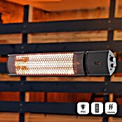 Starlyf Wandheizstrahler Radiant Heater (2.000 W, IP65, Außen, Schwarz) | BAUHAUS