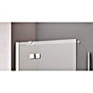 GEO Hit Eckdusche (100 x 100 x 200 cm, Unbeschichtet, DIN Anschlag: Links, Stärke: 6 mm, Silber)