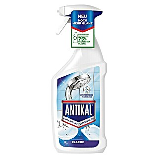 Antikal Dusche- & Badreiniger Spray (Duft: Classic, 750 ml, Flasche mit Sprühkopf)