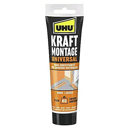 UHU Kraft Montagekleber Universal (200 g, Tube, 1 Stk.)