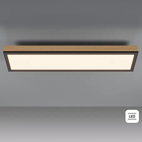 Globo Doro LED-Panel Holzoptik