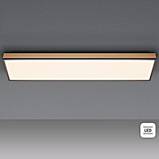 Globo Doro LED-Panel Holzoptik (24 W, 80 x 20 cm, Holzoptik/Graphit, Warmweiß)