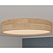 Globo LED-Deckenleuchte rund RAINER (24 W, Ø x H: 40 x 10,5 cm, Holz, Mehrfarbig) | BAUHAUS