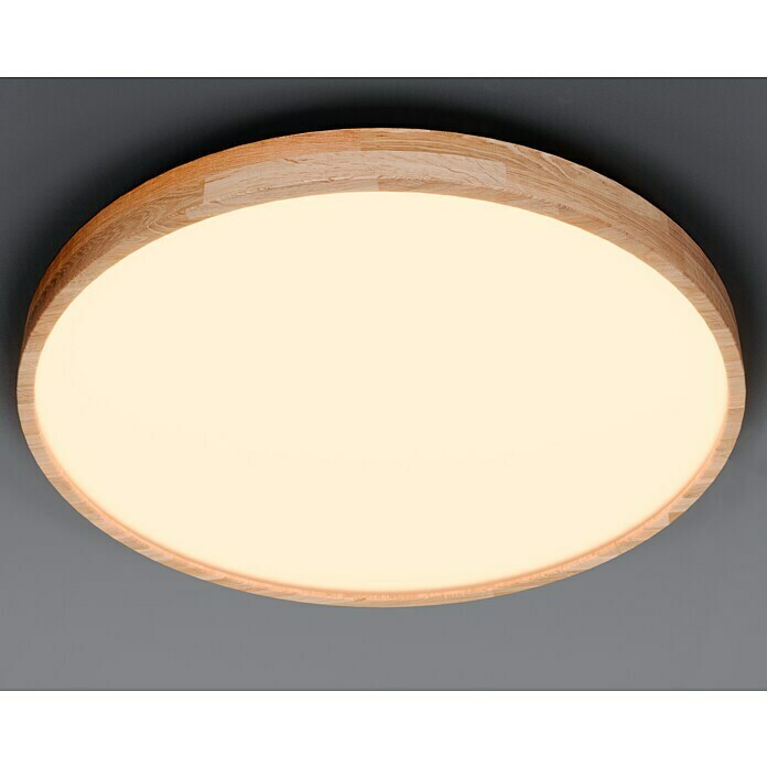 Globo Plafón LED redondo Rainer (48 W, Ø x Al: 60 x 10,5 cm, Marrón, Multicolor) | BAUHAUS