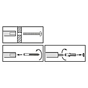 Siro Garderobenhaken 2283-42N1 (L x B x H: 35 x 35 x 42 mm, Anzahl Haken: 2 Stk.) | BAUHAUS