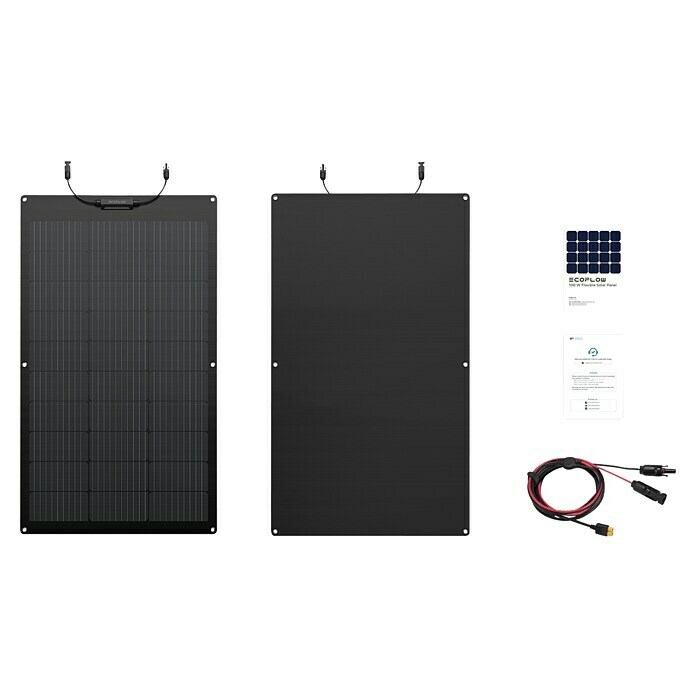 EcoFlow Solarmodul (Nennleistung: 100 W, L x B x H: 2,5 cm x 61,2 mm x 105 cm, Wirkungsgrad Solarzelle: 23 %) | BAUHAUS