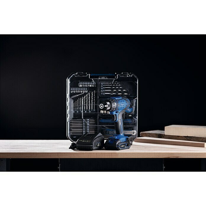 Scheppach IXES 20V Set za akumulatorski vrtalni vijačnik C-DTB74/1-X  (20 V, 1 baterija, 2 Ah, 50 Nm) | 2296 - Akkuschrauber/Akkubohrschrauber Marke | BBDI - Akkugeräte | BBD - Elektro WZ/Großmaschinen | BB - ElektroWZ/Großmaschinen | B - Werkz/Masch/Maschzubeh/Auto | BAUHAUS