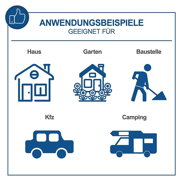 Scheppach IXES 20V Akku-Bohrschrauber-Set C-DTB74/1-X - 20 V, 1 Akku, 2 Ah, 50 Nm, 74-tlg. Zubehör-Set - Anwendungsbeispiele: Haus, Garten, Baustelle, Kfz und Camping.