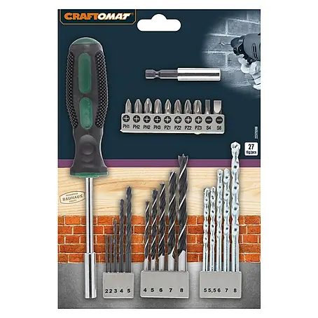 Craftomat  Bohrer-Set