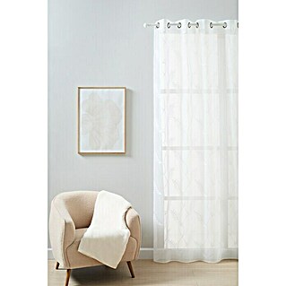Visillo para ventana UGO (An x Al: 140 x 250 cm, 100% poliéster, Blanco)