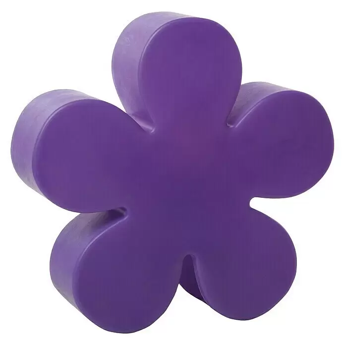 8 Seasons Design Shining Dekoleuchte Flower - 9 W, Violett, Durchmesser: 60 cm - Vorderansicht