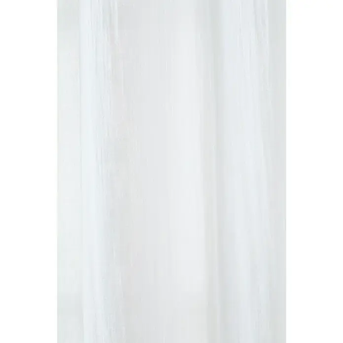 Cortina con ollaos Bambula Elia - An x Al: 200 x 260 cm, Natural, Materiales naturales - Una cortina de tela blanca inmaculada, de aspecto ligero y aireado. El diseño simple añade elegancia y luminosidad a cualquier estancia.