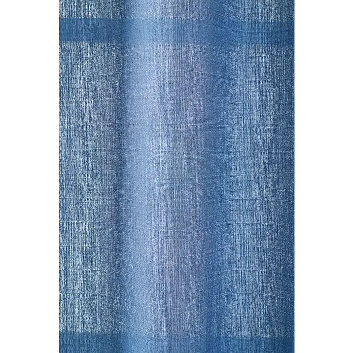 Visillo para ventana Gorgina - An x Al: 140 x 260 cm, 100% poliéster, Azul - Tela de cortina azul con textura sutil, ideal para tratamientos de ventanas. La tela ofrece privacidad y permite que la luz suave se filtre.