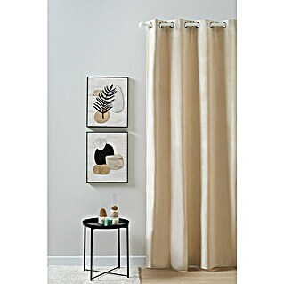 Cortina térmica Chamonix (An x Al: 135 x 250 cm, 100% poliéster, Beige)